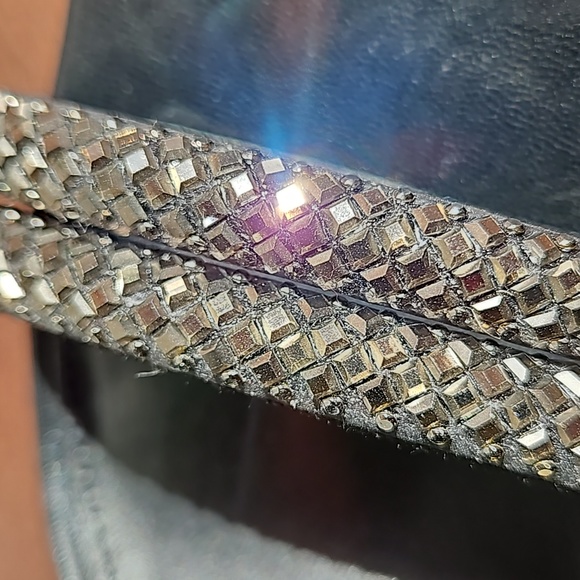 Steve Madden black studded platform sandals size 10 - Picture 9 of 11